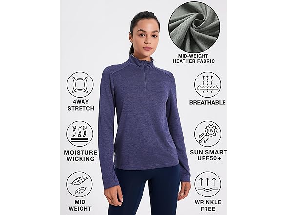 VAUTE Women's Golf Shirt Long Sleeve