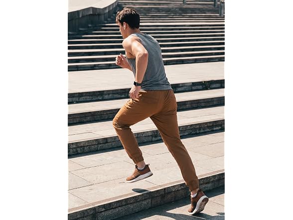 Italymorn Men (XXL) Stretch Chino Joggers Pants