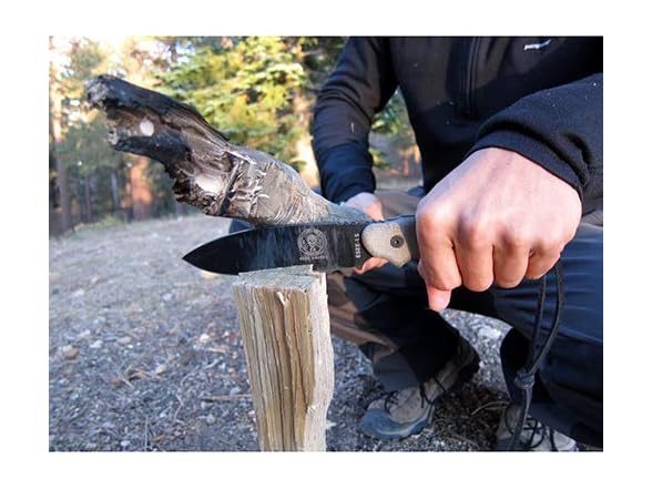 ESEE Laser Strike Knife, Black Blade,
