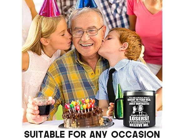 VIWIS 70th Birthday Gifts for Men, Dad