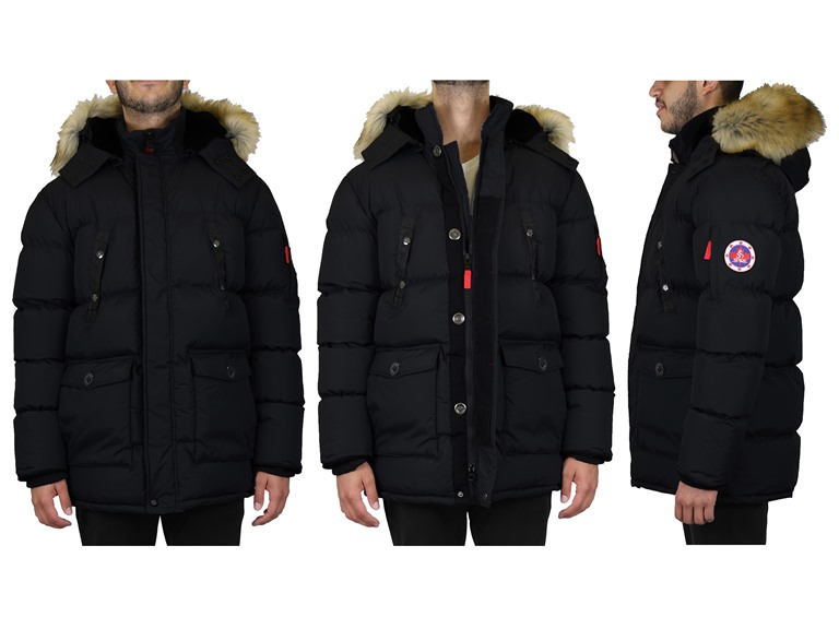 Mens Heavy Tech Bubble Parka Jacket