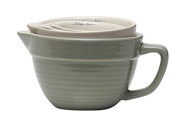 Creative Co-Op Batter Bowl Measuring Cups