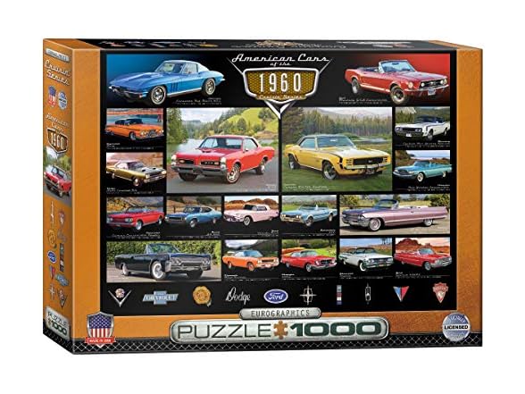 EuroGraphics 1960's Cruisin' Classics Puzzle