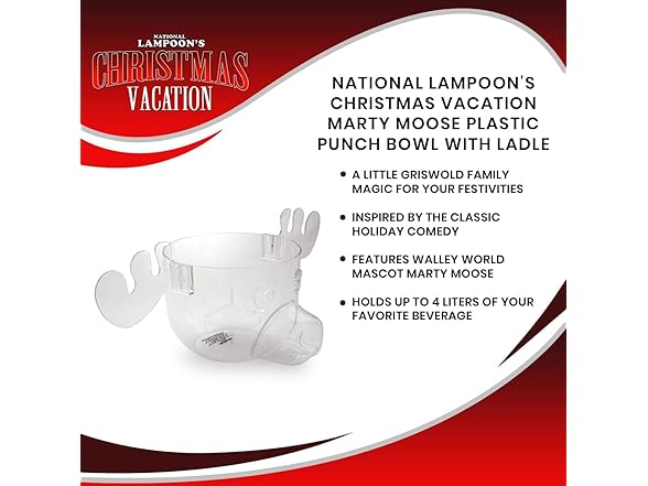 Marty Moose Punch Bowl