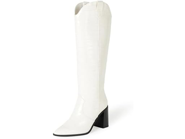$14.99, Was $99.90, 84% Off! The Drop Women's Cassandra Knee-High Western Boot dealfomo