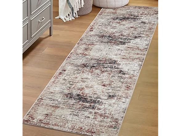Superior Medallion Washable Rug Canary Collection