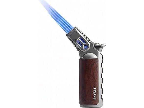 skyset Torch Metal Butane Gas Lighter