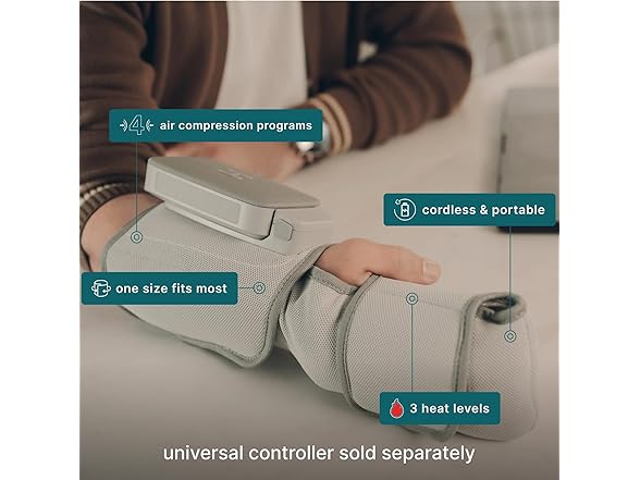 Homedics Modulair Compression Wrist Wrap Massager