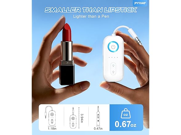 PYYUWF Bluetooth 5.4 Transmitter Receiver