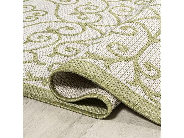 JONATHAN Y Vintage Filigree 8x10 Green