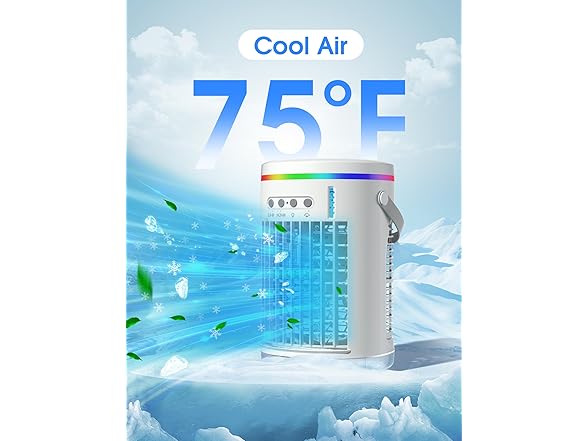 VOSAF BK20PLUS Vosaf Portable Air Conditioners Fan, 3 Speeds