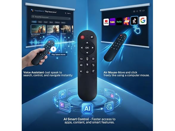 LYNCAST Native 1080P Smart Projector