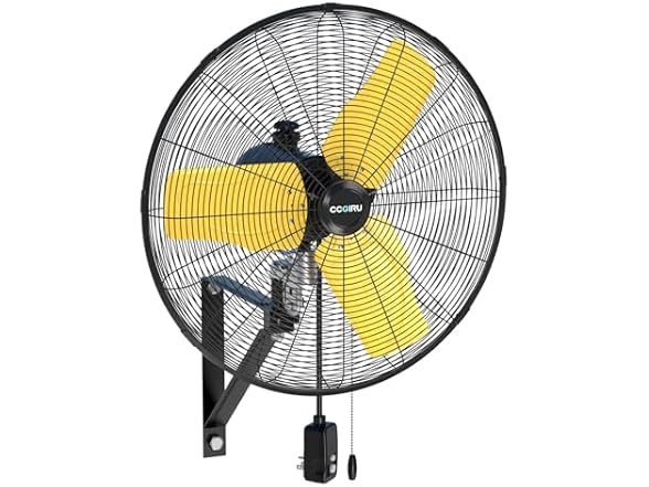 9000 CFM 24" Outdoor Oscillating Wall Fan, High Velocity 3-S (Open Box)