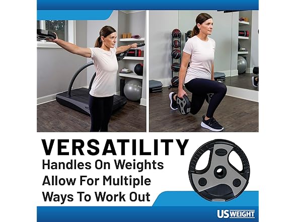 US Weight 54 LB Barbell Weight Set with 55” Bar