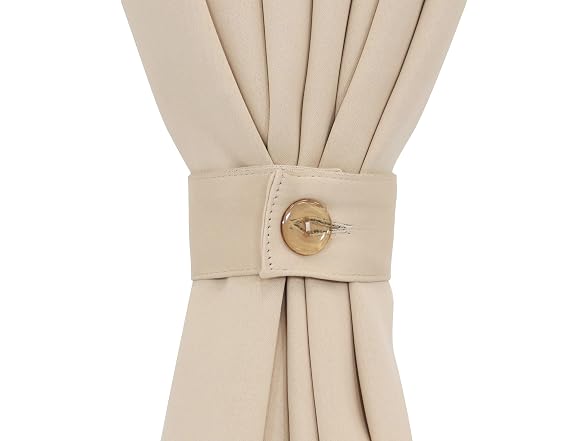 Sunnydaze Decor SNR-610 Blackout Curtain 52x108 Beige
