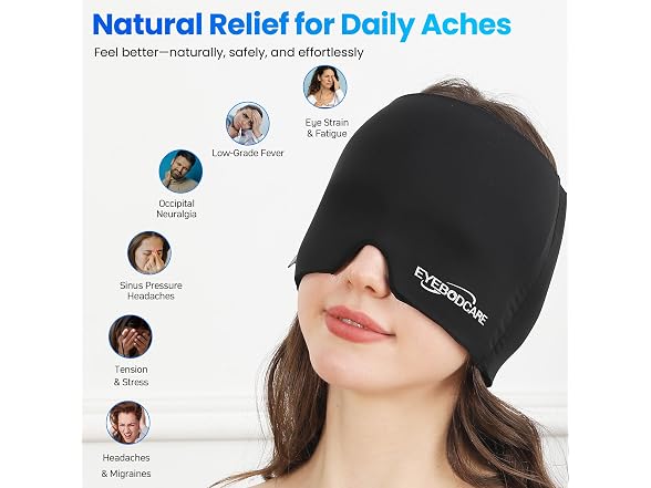 EYEBODCARE Migraine Relief Cap
