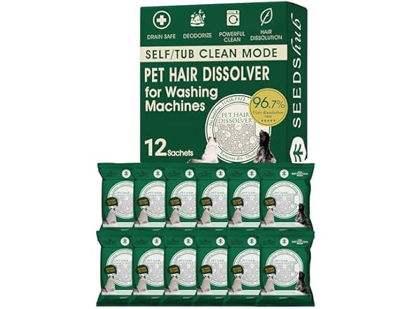 Pet Hair Remover for Laundry 4 Pack
