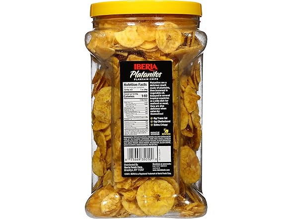 Iberia Garlic Plantain Chips, 20 Oz.