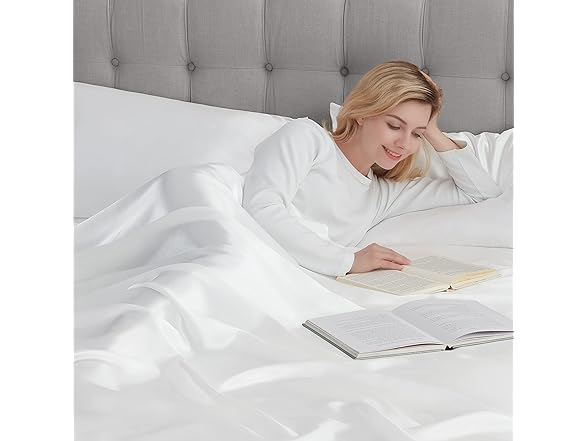 Serta King SatinLuxury 4pc Sheet Set