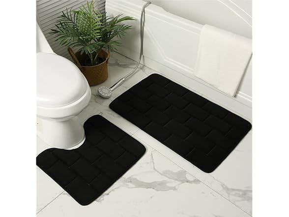 Memory Foam Bath Mat, Large 32''x20'' Ultra