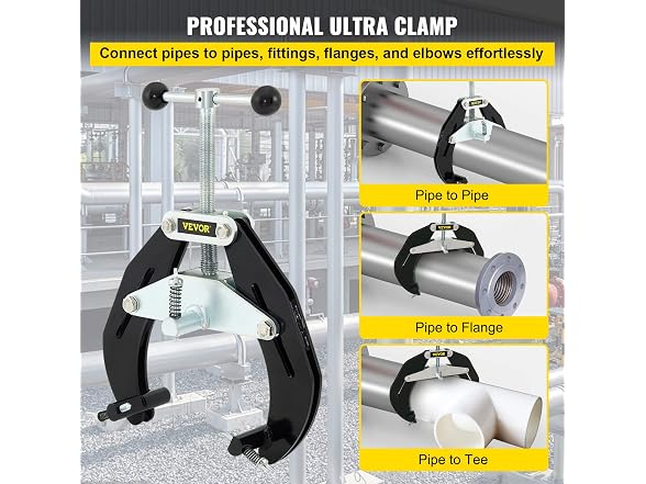 Pipe Clamp, 2 to 6 in, High Strength Ultra Clamp