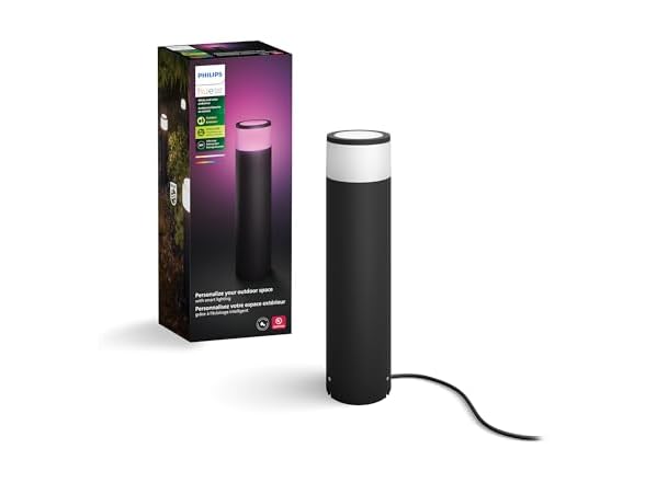 Philips Hue Calla Large Outdoor Pedestal Light (Low-Volt)