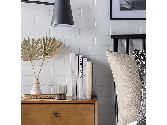 Walker Edison Mid Century Modern Wood Nightstand