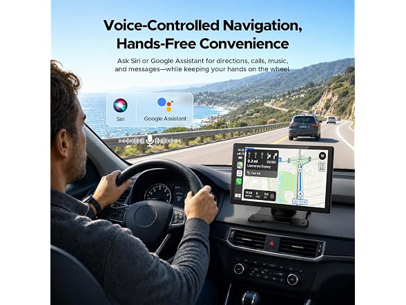 Topexplore 9" Wireless Carplay Dash Cam