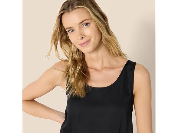 Amazon Essentials Women Soft Satin Tank Top Set