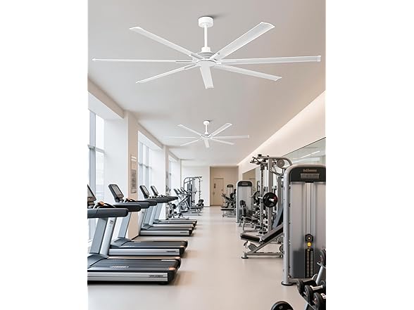 Parrot Uncle F8311WH110V 84" Ceiling Fan No Light