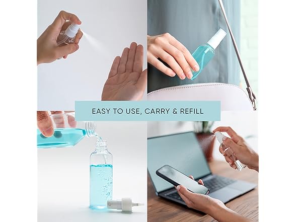 Travel Spray Bottles 2oz 6pk