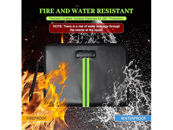 5200F Fireproof Document Bag, Fireproof