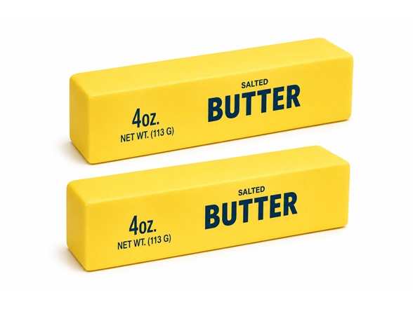 2-Pack Squishy Butter Stick Toy