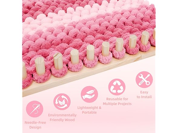 Bafeil 48" Adjustable Chunky Blanket Loom