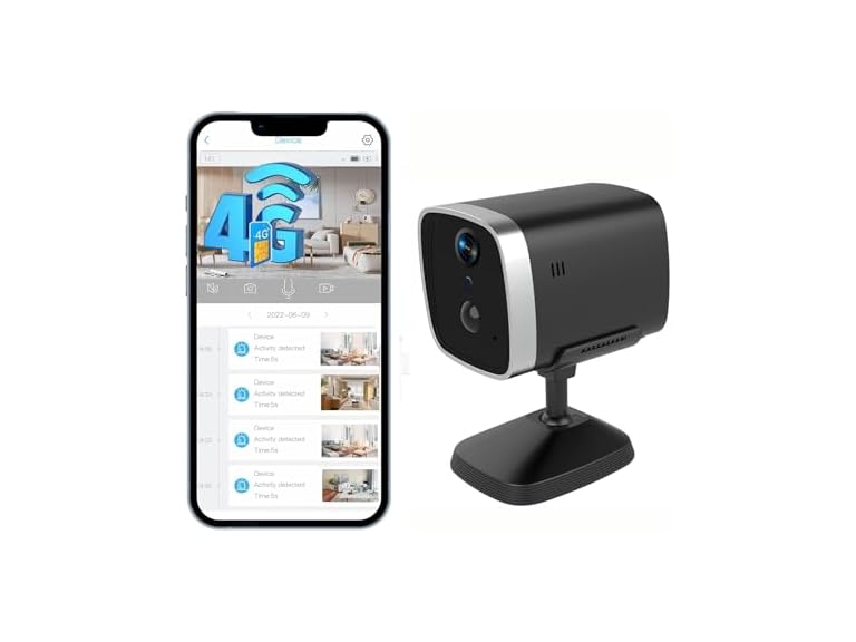 ZHIXIAOYI 4G LTE Security Camera 2K