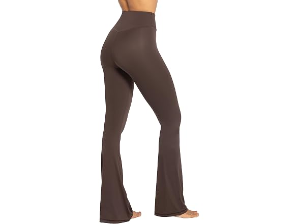 Sunzel Flare Leggings 30in XL Brown