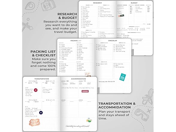 Travel Journal & Trip Organizer
