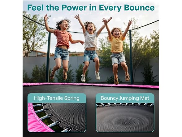 SereneLife 10 ft Outdoor Trampoline