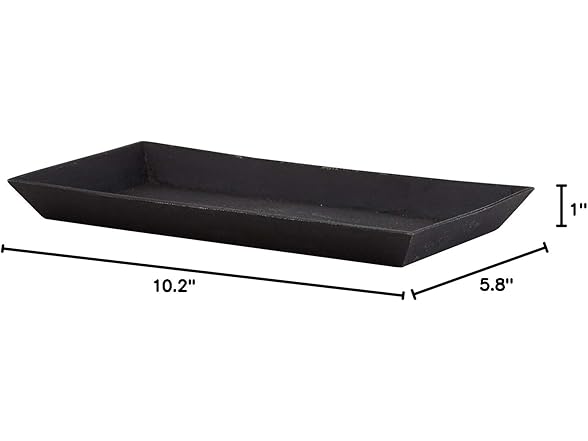 47th & Main Durable Cast Iron Serving Tray 10.2" x 5.80"