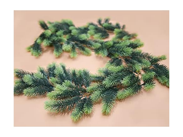 GLIoFvTe 6ft Christmas Garland, Fake Pin