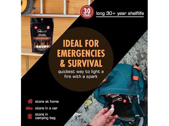 Fireflame Fire Plugs Fire Starters 50Pk