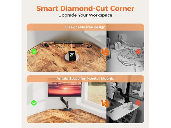 Mericonia L Shaped Computer Desk