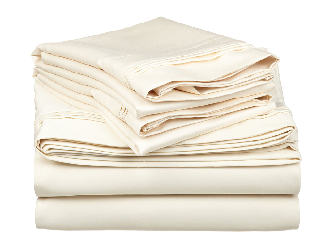 650 Thread Count Egyptian Cotton Solid Sheet Set - Gallery 19