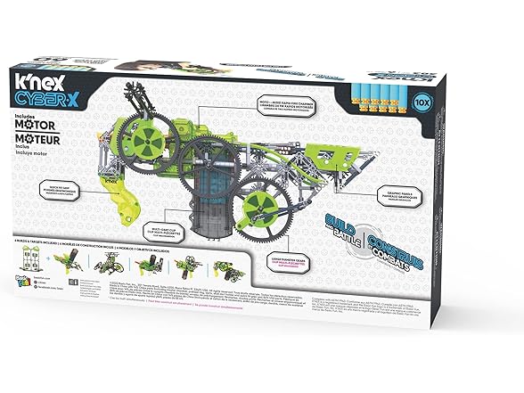 K'NEX Cyber-X C10 Crypto Crank with Motor