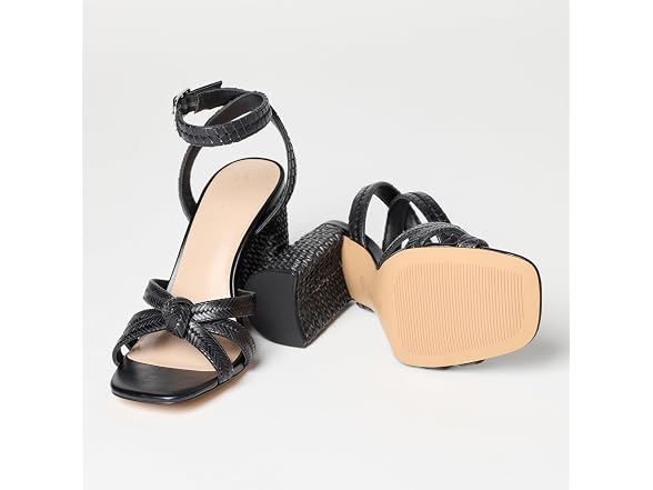 The Drop Women's Renalda Woven Chunky Heel Sandal