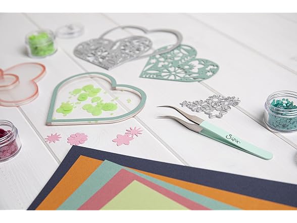 Sizzix Curved Fine Tip Tweezers for