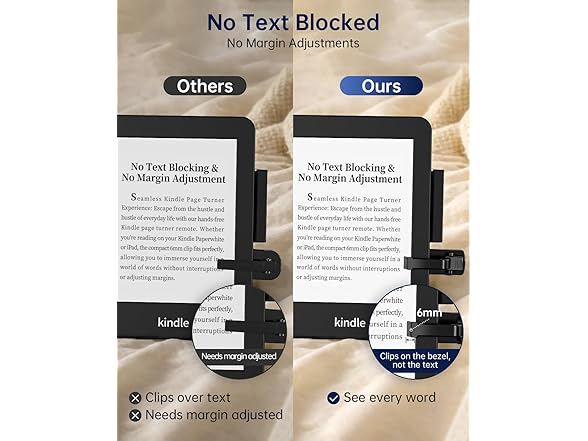 TeoTeeo BC7809260209429 kindle holder with page turner