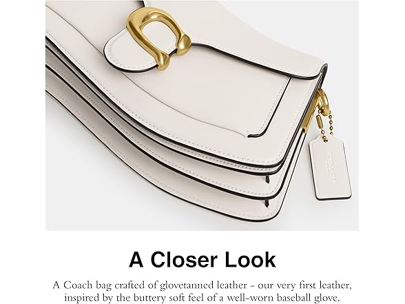 Coach Twisted Tabby Shoulder Bag, Chalk (Open Box)