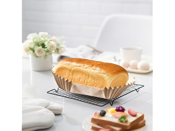 100 Pack 9x5 Inch Loaf Pan Liners