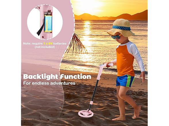 Costzon Kids Metal Detector Pink